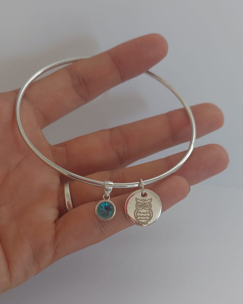 Esclava con medalla + punto de luz