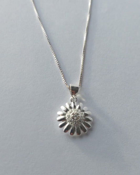Cadena con dije girasol