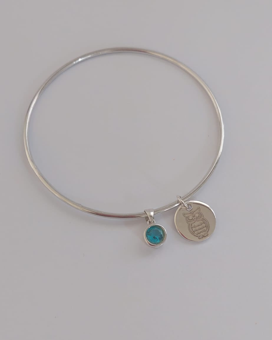 Esclava con medalla + punto de luz