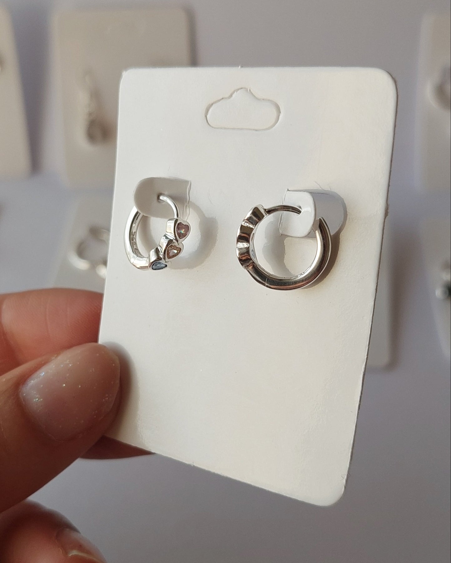 Aros triple corazón