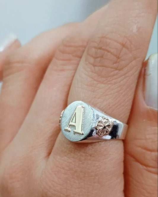 Anillo Mujer mesa redonda