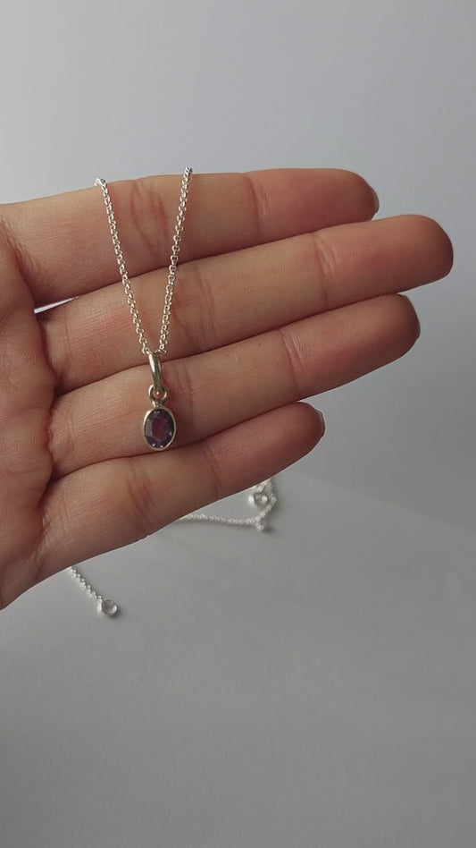 Cadena con dije Amatista